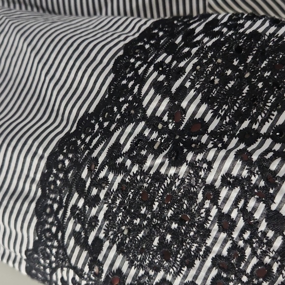 CALVIN KLEIN | $148 Striped Fit & Flare Midi Dress - Picture 5 of 6